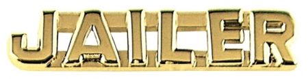 JAILER COLLAR PINS - 1/4" TALL - SOLD in PAIRS